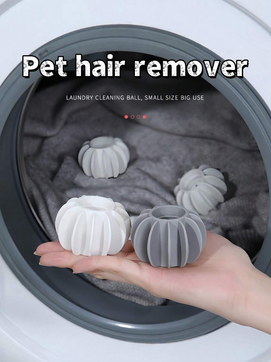 Pet Hair Remover, Reusable, No Electricity Required, Perfect For Removing Dog And Cat Hair From Clothes, Suitable For Washing Machines, Reusable Dryer Balls, Reduce Wrinkles, Save Drying Time - View 1