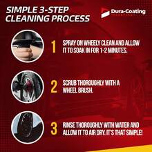 LG8K DURA-COATING TECHNOLOGY, Wheely Clean - Professional Wheel Cleaner |   Highly Effective, Aluminum, And-Coated Wheels |   1 Gallon Ready-To-Use Wheel And Cleaner Solution, Made In USA - 128 Fl Oz (Pack of 1) - 查看 2