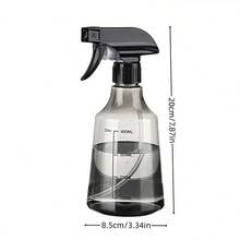 Bình xịt áp lực bằng nhựa trong suốt 16,91 oz với tay cầm màu đen - Chế độ phun sương kép, thích hợp tưới cây và khử trùng nhà cửa, thiết kế bền bỉ và dễ sử dụng, bình xịt tưới cây, nhựa bền, bình tưới vườn, dụng cụ tưới vườn, bình xịt, nhựa bền, dụng cụ tưới vườn, khử trùng nhà cửa, hệ thống áp suất hiệu quả, khả năng kiểm soát áp suất, thiết kế bảo vệ chất lỏng, cạnh được bo tròn. - bình xịt - Xem 6