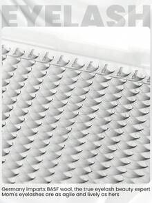 Large Tray 320pcs/Box Pre-Made Pointed Thin Hot Melt Lashes, Dense Type Lashes, Fan Type Lashes, Lash Clusters, Individual Lashes, False Eyelashes - Black - View 5