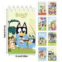 Bluey 2026年超萌布鲁伊线圈版全新上市！多张高清封面图，展现如意和宾果一家全员的温馨画面，色彩鲜艳，细节丰富，整体外观精美！加厚内页，书写流畅不洇墨。 - 彩色 - 查看 9