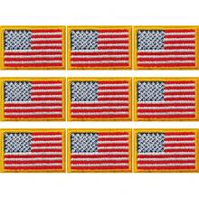 1/9/18pcs Cross-Border 8*5cm Embroidered National Flags (Suitable For Americas, Europe, Asia And More Countries), National Flag Embroidered Cloth Patch, Heat-Seal Badge Applique - Multicolor - View 63