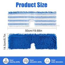 Mop Heads Replments For  Hard Floor 'N More Microfiber Flip Mop 2 Pack Dust Mop Replment Heads For Ocedar Flip Mop Reusable Refill Double-Sided Mop Head For O Cedar Mop - như hình - Xem 3