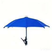 Clip de parasol pour téléphone portable, mini parasol pour téléphone, support avec clip pour tous les smartphones. Parasol pour téléphone portable pour l'extérieur avec petit clip, convient pour la plage, la photographie et l'utilisation en voiture. Conception de protection UV et anti-éblouissement. Veuillez vérifier attentivement la taille avant l'achat. - Voir 2