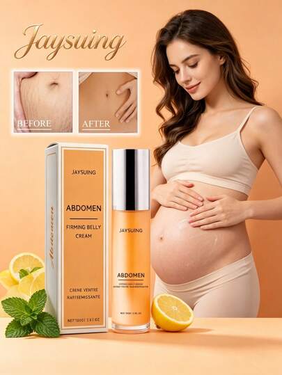 jakehoe 100g Stretch Marks Removal Cream - Deep Moisturizing Belly Firming Restore Skin Elasticity Reduce Skin Sagging Fade Stretch Marks Brighten Skin Tone Improve Abdominal Skin Smoother