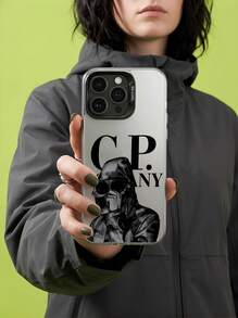 ShellaStory Shockproof Letter Elements Fashion Phone Case Brand Logo Character Graphic Compatible With Ip17 16 15 14 13 12 11 Pro Max X XR XS Max 8 7 Plus With Matte Anti-Drop Back Cover Suitable For Galaxy A52 5G A51 A50s A50 A35 A34 A32 A31 A30 A23 A20S A16 A15 A14 A13 A12 A11 A06 A05S A04 A03S A02 Spring Gift Anniversary Party - Black - View 2
