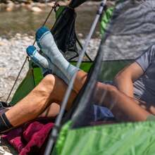 Smartwool Hike Light Cushion Crew Sock - Women's | - Frosty Green - View 3