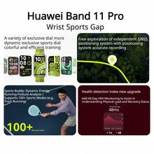 Huawei 华为手环11 Pro NFC版智能手表 | 独立GNSS五星定位，户外跑步骑行升级 | 1.62英寸AMOLED高亮度大屏，60Hz流畅刷新率 | 铝合金超薄机身，轻盈约18克，厚度仅8.99毫米，佩戴舒适无感 | 超长续航14天 | 100多种运动模式，支持NFC支付 | 2000尼特高亮度屏幕，60Hz刷新率 | 馈赠长辈、朋友、妻子、丈夫、同学的理想之选 - 查看 11