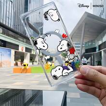 Ốp lưng điện thoại từ tính trong suốt hình Snoopy mùa thu MINISO dành cho Samsung S26 Ultra/S26 Edge/S26 Plus/S26/S25 Ultra/S25 Plus/S25/S25FE/S25Edge/S24Ultra/S24Plus/S24/S24FE/S23FE/S23Ultra/S23Plus/S23/S22Ultra/S22Plus/S22/A15/A16/A17/A35/A36/A37/A54/A55/A56/A57 Quà tặng Giáng sinh cho bạn gái - Trong sáng - Xem 5
