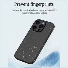 1 pièce Coque de téléphone noir mat, [Version internationale et non version locale] Compatible avec Redmi Note 13Pro+/ 14 Pro 5G/ Note 14 Pro 5G/ 13C/ Note14 163mm/ Note 13 4G/POCO C75 et autres séries Coque de téléphone noir mat, toucher doux et confortable, antidérapant, anti-transpiration, anti-empreintes digitales, résistant à l'usure, résistant aux rayures, antichoc - Noir - Voir 3
