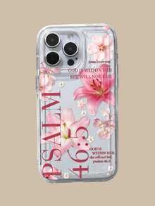 粉色女神图案防震手机壳，兼容 16/11/12/13/14/15/15 Pro/15 Plus/15 Pro Max/7 Plus/8 Plus/X/Xs Max/Xr/11 Pro/12 Pro/13 Pro/14 Pro - 無色 - 查看 1