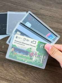 Transparent PVC Waterproof Medical/Social Security Card Protector - Clear Vinyl Plastic Card Holder, Suitable For Insurance Cards, Social Security Cards, Metro Cards, Driving Licenses Or Other Cards, Can Be Used As Card Holder, Wallet, Business Card Holder, Credit Card Holder, ID Card Holder, Unisex 92EN - Multicolor 6 - View 14
