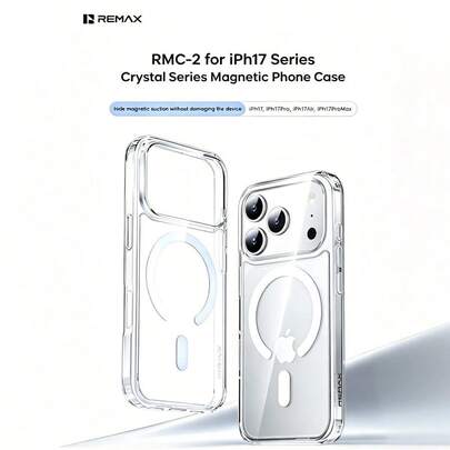 Miếng dán màn hình cường lực REMAX RMC-2 dành cho iPhone 17 Series, độ phân giải cao, chống bám vân tay, bảo vệ màn hình chống rơi vỡ cho sử dụng hàng ngày tại văn phòng.
