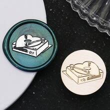 Dark Punk Heart Series Wax Seal Stamp - Perfectly Suitable For Love Letters, Invitations, Holiday Cards, Diaries, Scrapbooks, DIY Crafts - Gold - View 9