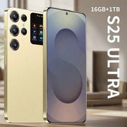 Popular Mobile Phone S25 Ultra Android Smartphone 16+1TB Hot-Selling Secondary Screen Mobile Phone