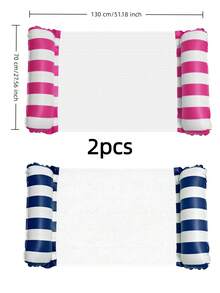 1 pieza Hamaca inflable de agua, flotador de verano para adultos para piscina y playa, para uso en fiestas, regalo de verano perfecto, silla flotante de piscina, flotador inflable de piscina, esencial de playa, flotador de piscina - Multicolor - Ver 23