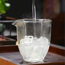 1个复古耐热玻璃分享杯，高品质咖啡/茶分隔杯，家用杯，冷饮混合杯，耐热，适合饮用茶、冷饮、咖啡等多种场景 - 彩色 - 查看 6