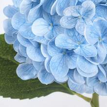 1/3/6/10pcs 18.5 Inch Blue Embroidered Artificial Flowers With Stems, Silk Hydrangea Decor Flowers For Office, Party, Wedding, Fake Plants, Spring/Summer Decoration, Garden, Room, Mother's Day, Father's Day Gifts - Blue - View 8