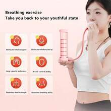 Adjustable Resistance Abdominal Breathing Dumbbell Lung Capacity Trainer, Abdominal Workout Dumbbell - Multicolor - View 5