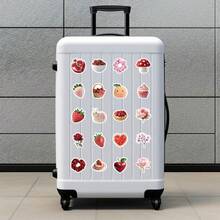 50pcs Strawberry Stickers, Cute Cartoon Strawberry Decorative Stickers, Waterproof Stickers Suitable For Envelopes, Water Bottles, Computers, Laptops, Phones, Luggage, Notebooks, Refrigerators - 3 - View 6