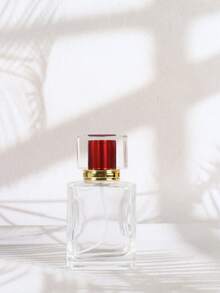 50ml Square Thick Glass Refillable Perfume Spray Bottle, With 4 Color Gold Rim Metal Cap (Red/Black/Pink/Gold), Leak-Proof Fine Mist Travel Size Cosmetic Container, Portable Luxury Perfume Atomizer For Fragrance, Essential Oils, Skincare, Ideal For Travel, Holidays, Birthdays, Gifts For Her/Him - Multicolor - View 7