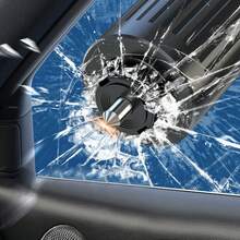 Martillo de para automóvil 2 en 1, rompedor de ventanas y cortador de cinturón de - Multicolor - Ver 4