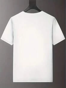 Camiseta de manga corta con cuello redondo para mujer, estilo retro de vacaciones, nueva colección 2026, para compras informales, regalos de vacaciones, reuniones con amigos, fiestas deúsica y atuendos de vacaciones. - Blanco - Ver 2