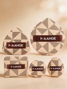 MAANGE 4/5pcs Triangle Makeup Sponges, Wet Type, Soft & Skin-Friendly, Portable, Ideal Cosmetic Tool For Travel - Multicolor - View 14