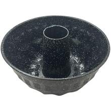 Mold, Metal, Round With A Hole, With A Non-Stick Coating, Black, Diameter 22 Cm - View 8