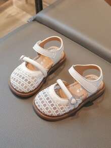 Children's Fashionable Minimalist Anti-Slip Soft Comfortable Sandals, Suitable For Spring And Summer - Beige - View 1