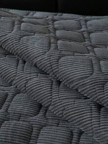 1pc All-Season Sofa Cushion Cover, Modern Minimalist Non-Slip Sofa Seat Protector, Dust-Proof And Washable, Soft And Colorfast, Pet-Friendly, Fits Sectional Sofa, Bedroom, Office, Living Room - Dark Grey - View 10