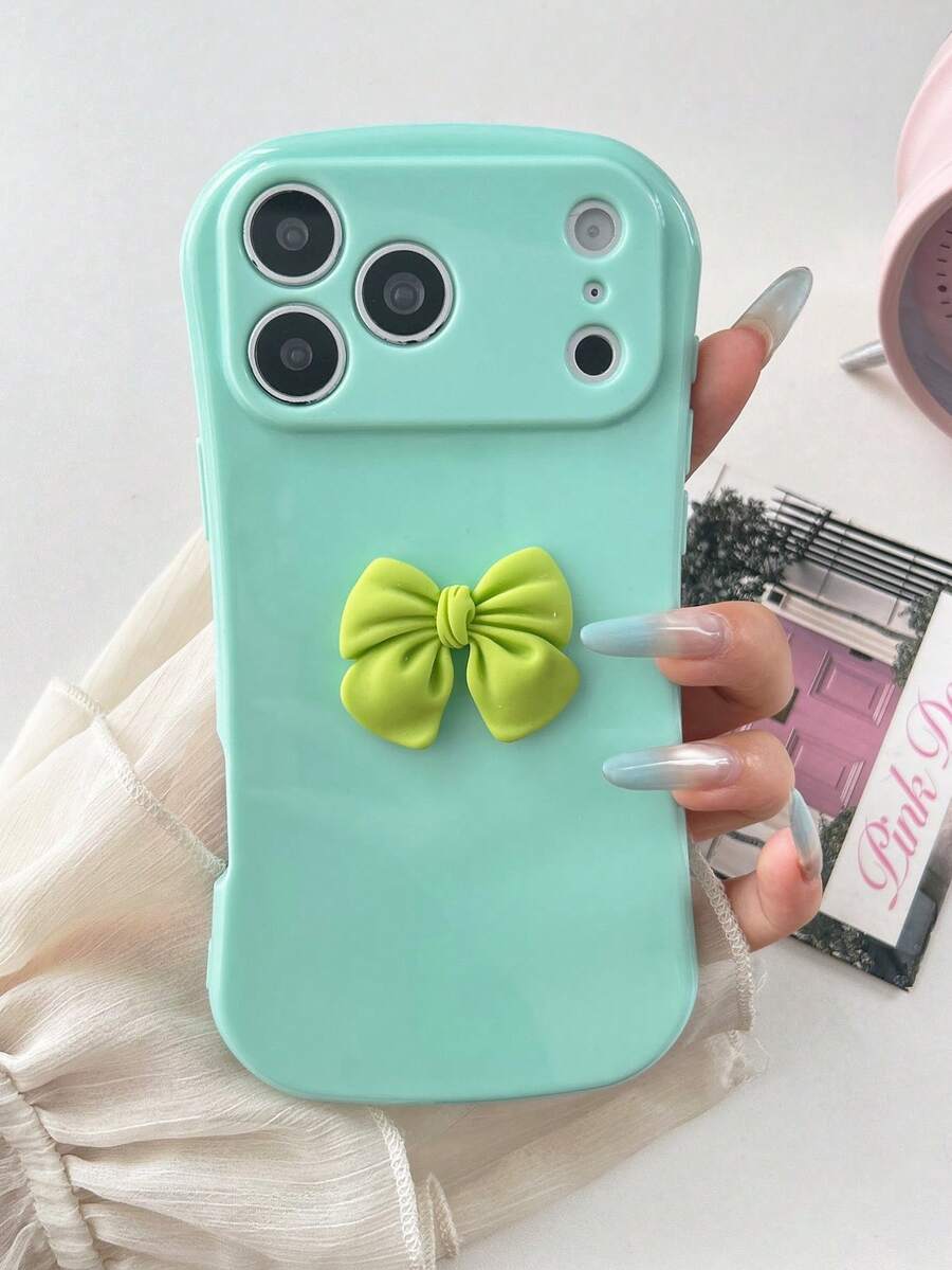 Basic Phone Cases - Groene 3D-boog - Bekijken 1