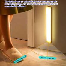 Motion Sensor LED Light Bar USB-C Rechargeable Magnetic Night Lamp For Bedroom Wardrobe Cabinet - 30cm - View 6