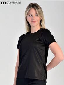 Women Sports Tees & Tanks - Black - View 1