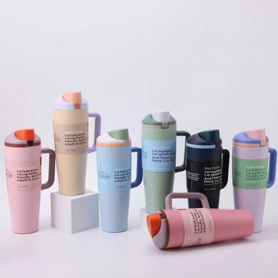Bình nước thể thao cách nhiệt chân không bằng thép không gỉ 40oz có ống hút, lý tưởng cho thể thao, du lịch và học tập. Cũng có sẵn phiên bản cốc cà phê cách nhiệt chân không bằng kim loại dung tích lớn 40oz giúp giữ đồ uống nóng lâu hơn. Bình nước này chống đọng mồ hôi và bền bỉ, hoàn hảo cho các hoạt động ngoài trời, cắm trại hoặc lái xe. Đây cũng là món quà sinh nhật hoặc Giáng sinh tuyệt vời dành cho những người đam mê thể dục.