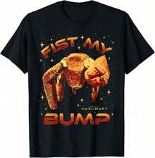 Project Hail Mary Fist My Bump Rocky The Alien Poster T-Shirt - 黑色 - 查看 3