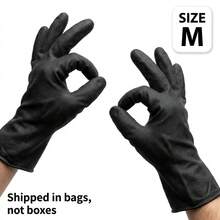 Wonder Beige 20 Count Disposable Nitrile Gloves In Classic Black, Thin And Lightweight Single-Use Mittens For Daily Household Tasks And General Home Cleaning - BLACK 20PCS - View 10