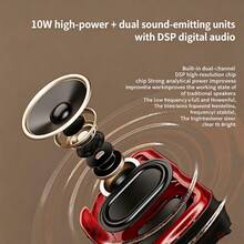 Monster DS01 Portable Wireless Bluetooth Speaker, Bluetooth 6.0, IPX6 Waterproof, Support TF Card, Outdoor Mini Speaker, Powerful Bass, Ultra-Long Battery Life - View 5