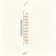 木质按摩滚轮理疗按摩器，适用于足部、面部、肩部、颈部和手部，压力按摩工具，用于身体塑形 - 棕色 - 查看 3