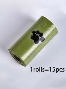10 rollos/150 piezas Bolsas para excrementos de perro con aroma a lavanda al azar, extra gruesas y a prueba de fugas, gestión de residuos de mascotas, diseño plegable cuadrado, alta calidad (1 caja de almacenamiento) - Multicolor - Ver 10