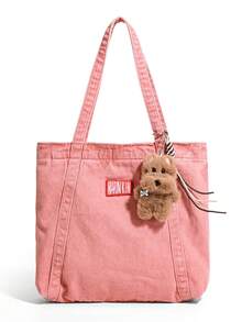 潮流简约复古大容量时尚新款小众腋下手提包，女孩日常时尚手提包 - 彩色 - 查看 10