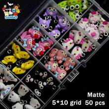 Sanrio Hello Kitty Charms For Jewelry Making, Cute Resin Jewelry Making Kits, Cute Pink Pendant, Shiny/Matte, Suitable For Jewelry, Hairpins And Phone Case Decoration - Charm - View 7