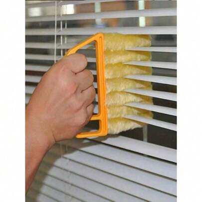 2pcs/Set Handheld Blind/Car Window Cleaner, Vent Cleaner, Curtain Duster With Removable Microfiber Cover For Convenient Cleaning, Air Conditioner, Car Vent, Fan Slot Cleaner, Home, School, Hotel, Christmas Cleaning Tool (2pcs/1pc Available)