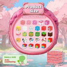 Bloques de construcción magnéticos del Bosque de Sakura (98-298 piezas), regalo de vacaciones para niños, disponibles en múltiples tamaños para construir escenas de Sakura y juguetes de aventura de primavera - Multicolor - Ver 6