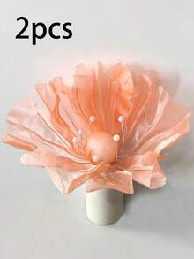 1/2pcs 15.75 Inch 3D Artificial Flower Wall Decor, Fake Wedding Decoration, Solid Color Petals. Available In Red, Pink And Watermelon Red. Suitable For Wedding Backdrops, Home Decor, Birthday Parties And Mother's Day. Suitable For Year-Round Use. - Multicolor - View 12