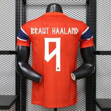 2026 Norway National Team Home Jersey, Multiple Numbers Available, Breathable Sweat-Wicking High-Quality Football Wear - 主場9號 - 查看 2