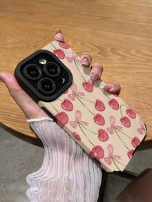 1pc, Free Shipping, Local Delivery, Accessories Not Included, 1PC Delicate Floral Pattern Soft Protective Phone Compatible With 15/15Plus/15Pro/15ProMax, Compatible With - Multicolor 4 - View 5