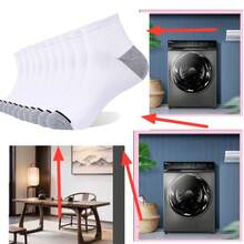 EnerWear 10P Pack Unisex Cotton Moisture Wicking Cushion Ankle Socks - Mix Color 02 - View 7