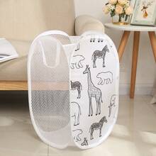 1 giỏ đựng quần áo bẩn in hình động vật hoạt hình, giỏ đựng quần áo bẩn dung tích lớn, giỏ giặt đồ du lịch, đồ dùng sắp xếp nhà cửa và phòng tắm. - Nhiều màu - Xem 7