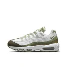 Nike Air Max 95 Mesh And Leather Low-Top Casual Shoes, Unisex, Comfortable, Versatile, And Durable. Available In White And Green. - FD0780-100 - View 1